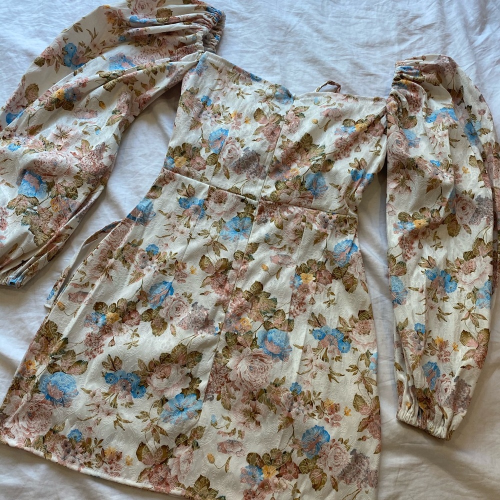 Olivia the label vintage floral Shirley dress S - Picture 8 of 8